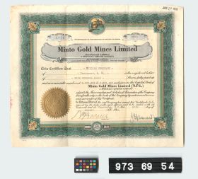 Image representing stock certificate.