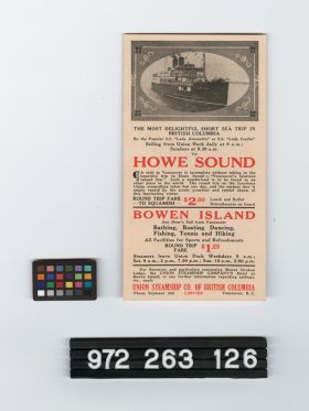 Image representing steamship brochure.