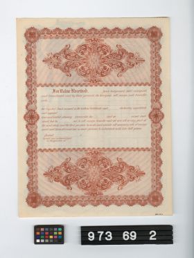 Image representing stock certificate.