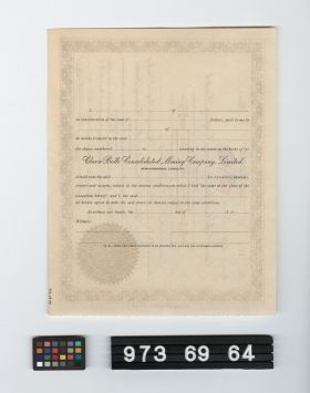 Image representing stock certificate.