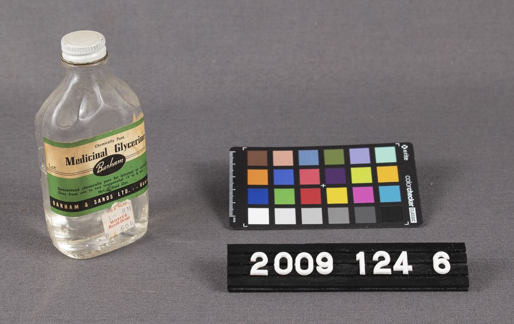 Image representing Bottle, Glycerine.
