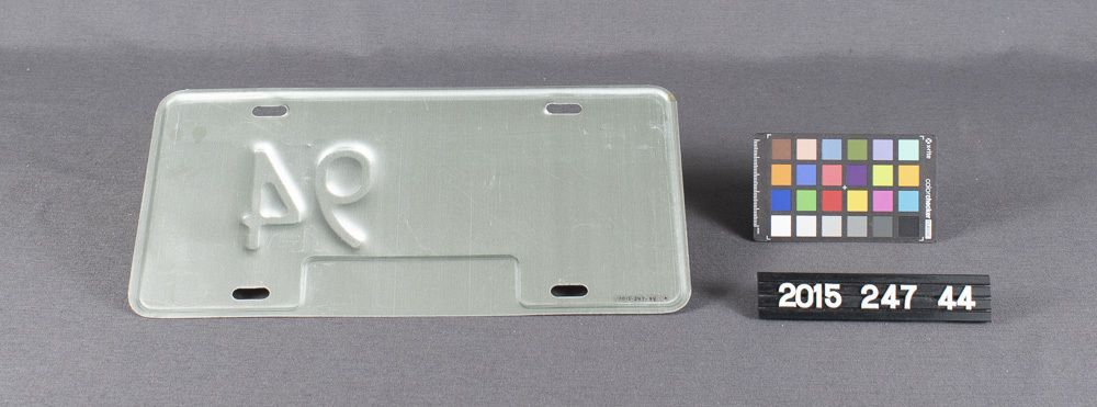 Image representing Plate, License.