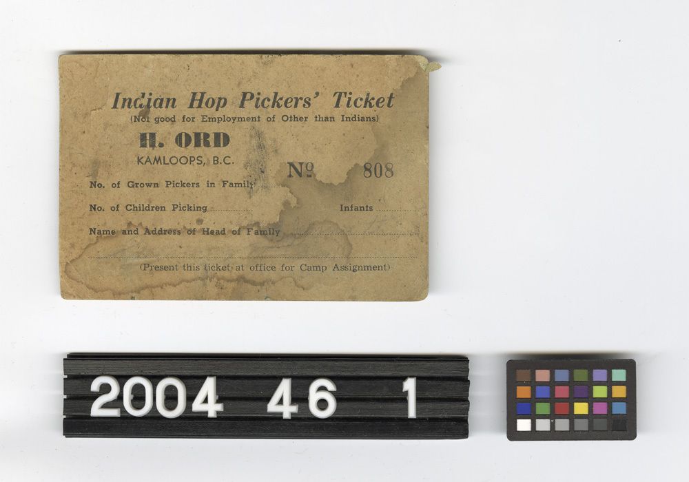 Image representing Ticket, Indian Hop Picker's.