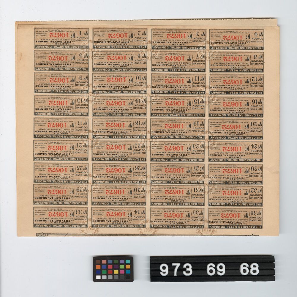 Image representing stock certificate.