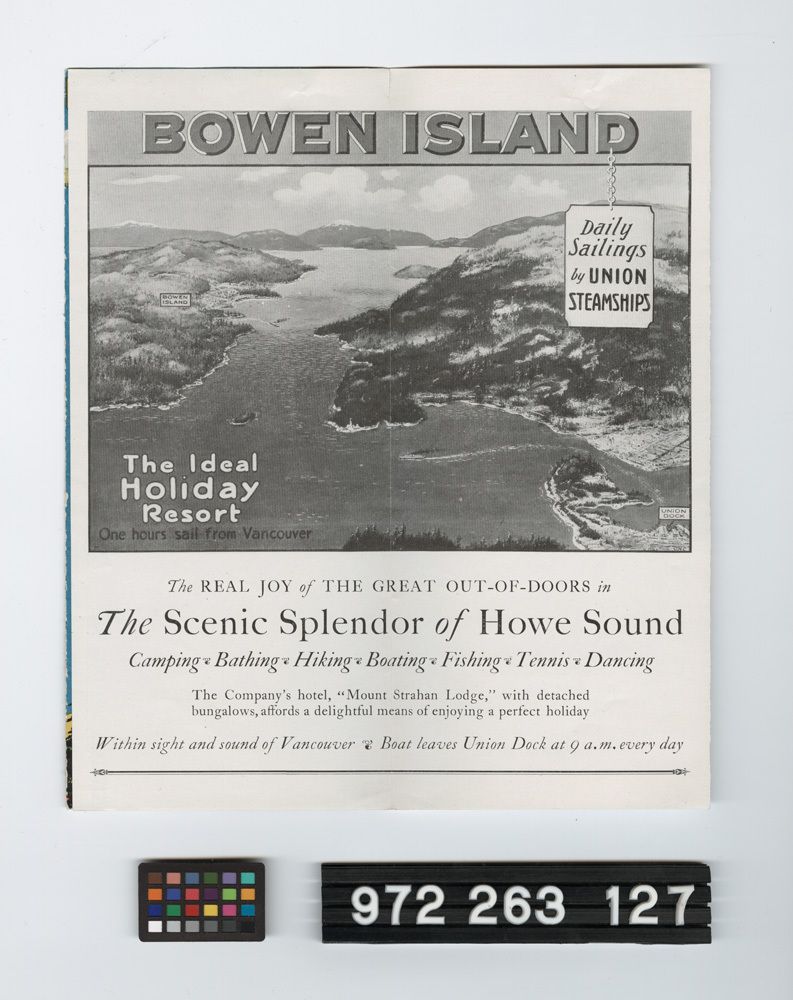 Image representing steamship brochure.