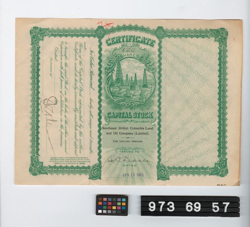 Image representing stock certificate.