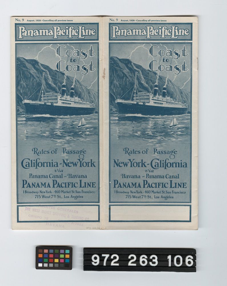 Image representing steamship brochure.