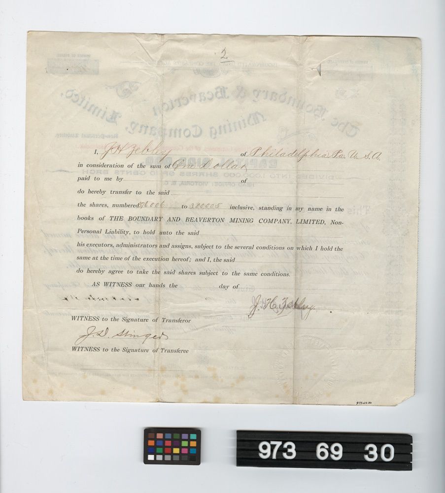 Image representing stock certificate.