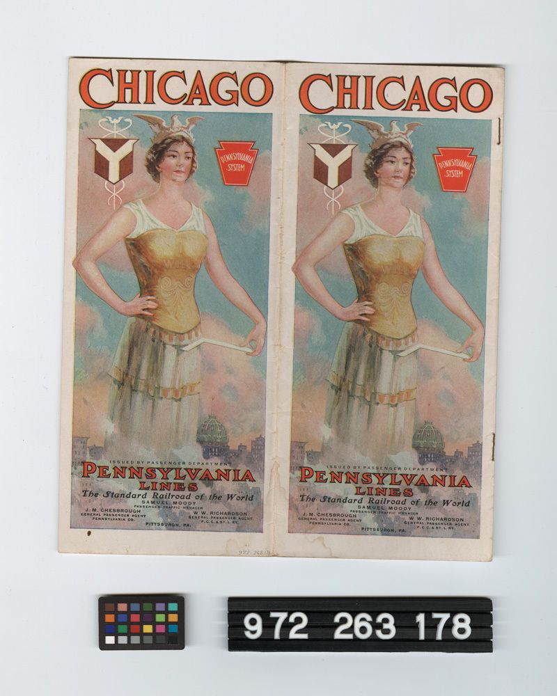 Image representing railroad brochure.