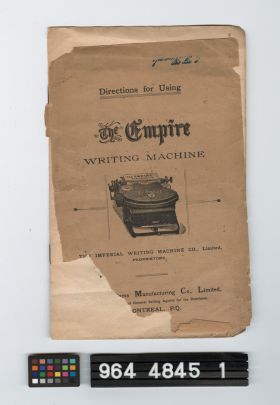 Image representing instruction booklet.