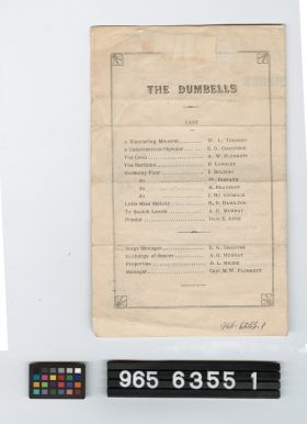 Image representing theatre programme.