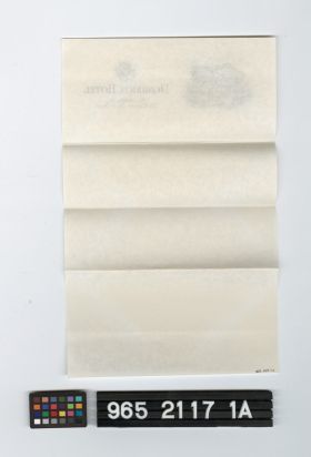Image representing letterhead.