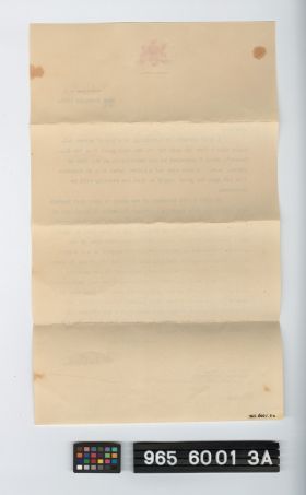 Image representing letter.