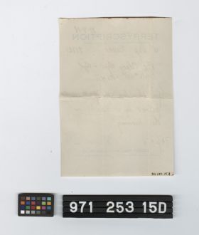Image representing prescription.