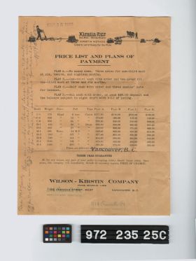 Image representing Pricelist.