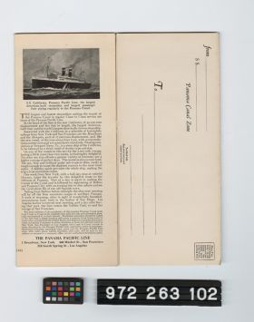 Image representing steamship brochure.