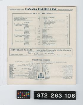 Image representing steamship brochure.