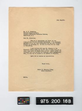 Image representing letter.