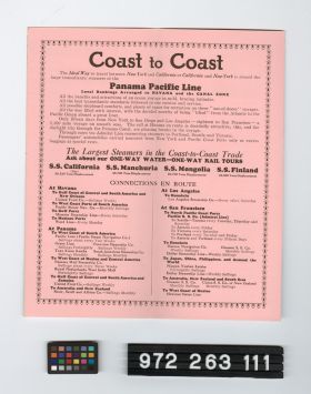 Image representing steamship brochure.