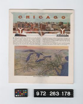 Image representing railroad brochure.