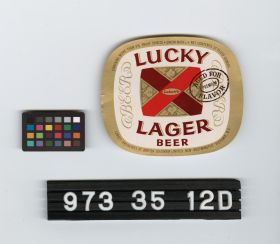 Image representing beer bottle label.