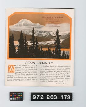 Image representing railroad brochure.