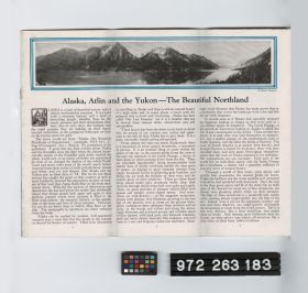 Image representing railroad brochure.
