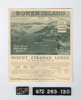 Image representing steamship brochure.