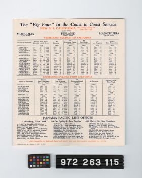 Image representing steamship brochure.