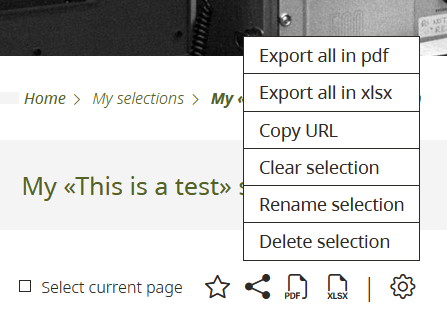  Selecting export all to pdf or xlsx is a great way to work offline with recors